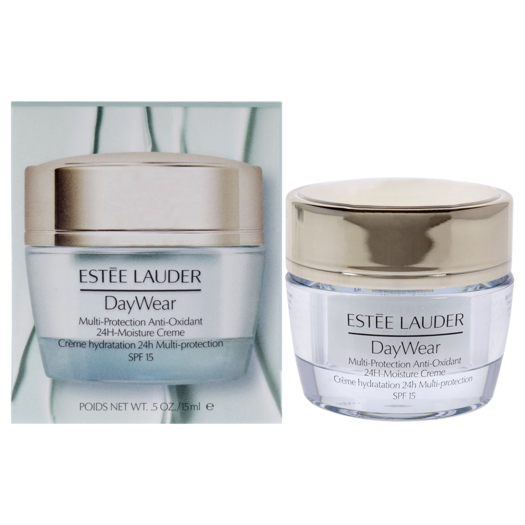 DayWear Multi Protection Anti Oxidant 24 Hour Moisture Creme SPF 15 by Estee Lauder for Women - 0.5 oz Cream, See Description, hi-res image number 0