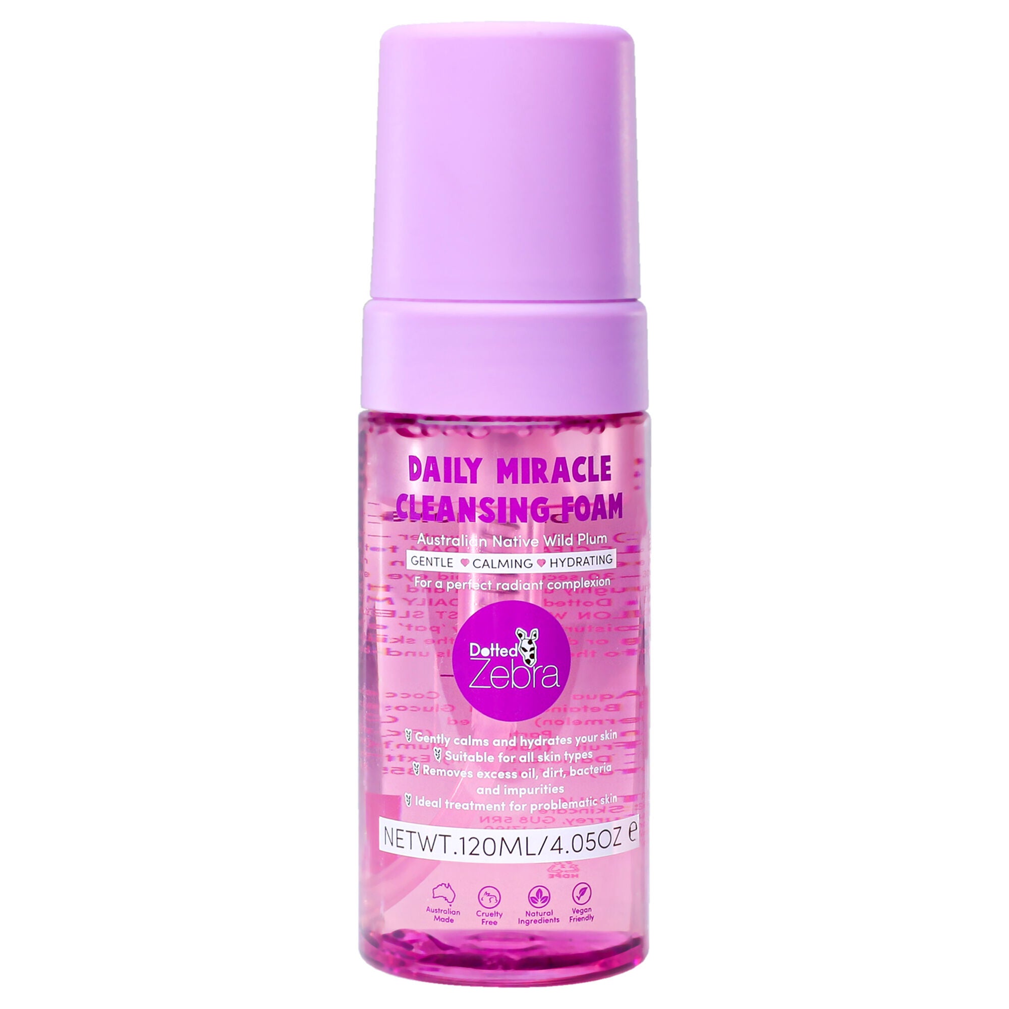 Daily Miracle Cleansing Foam by Dotted Zebra for Women - 4.05 oz Cleanser, See Description, hi-res image number 0
