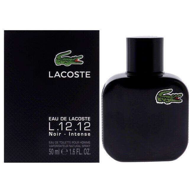 Eau De Lactoste L.12.12 - Noir - Intense by Lacoste for Men - 1.6 oz EDT Spray, See Description, hi-res image number 0