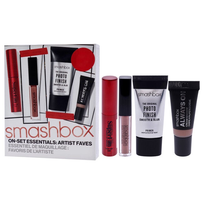 On-Set Essentials Artist Faves by SmashBox for Women - 4 Pc Gift Set, NA, alternate image number null