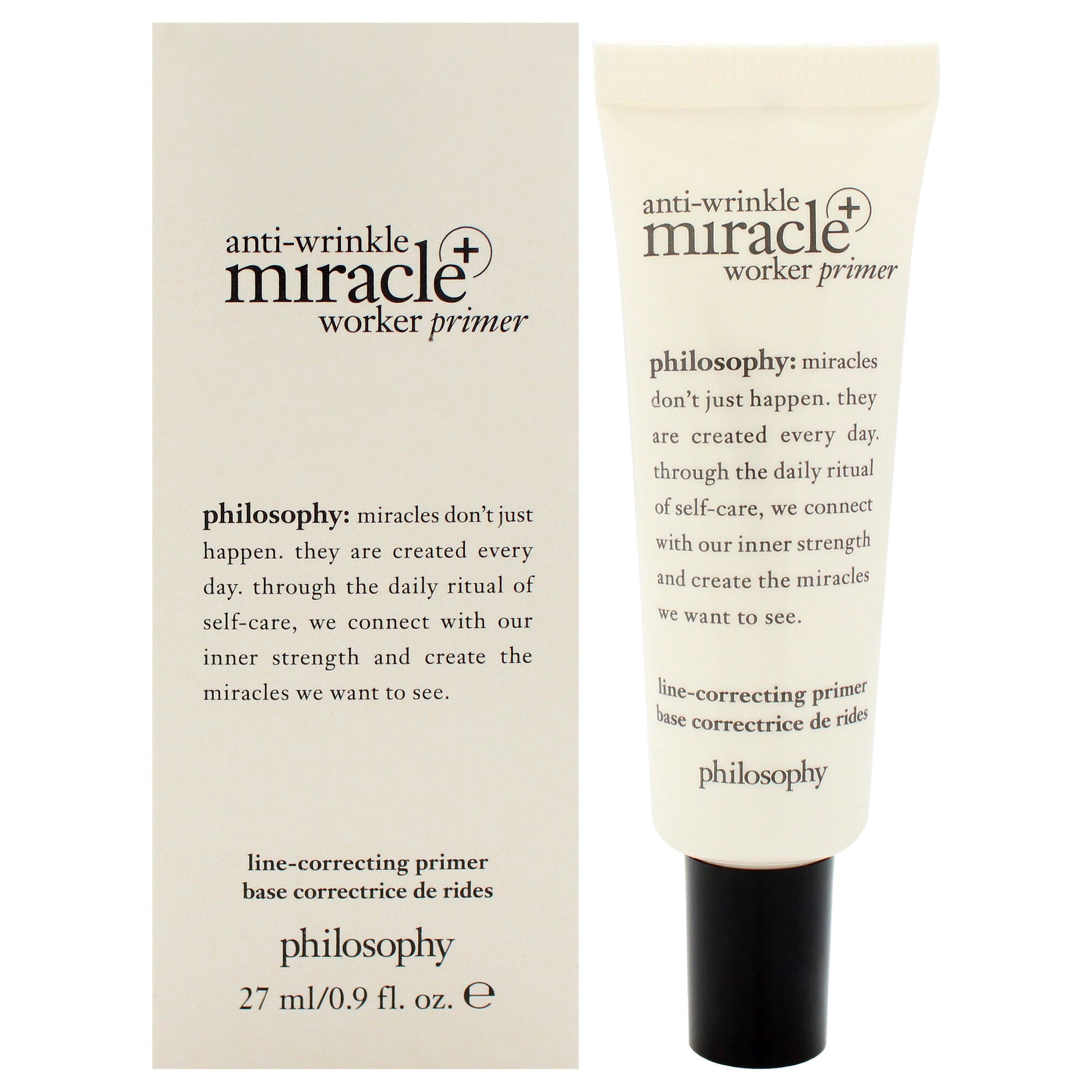 Anti-Wrinkle Miracle Worker Primer Plus Line-Correcting by Philosophy for Women - 0.9 oz Primer, See Description, hi-res image number 0