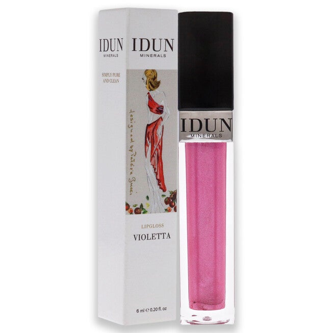 Lipgloss - 005 Violetta by Idun Minerals for Women - 0.2 oz Lip Gloss, , alternate image number 6