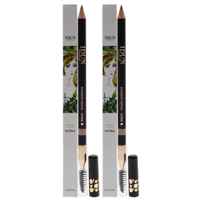 Eyebrow Pencil - 204 Bjork by Idun Minerals for Women - 0.04 oz Eyebrow - Pack of 2, See Description, hi-res image number 0