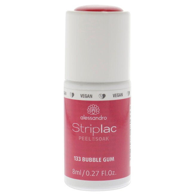 Striplac Peel or Soak - 133 Bubble Gum by Alessandro for Women 0.27 oz Nail Polish, NA, hi-res image number null