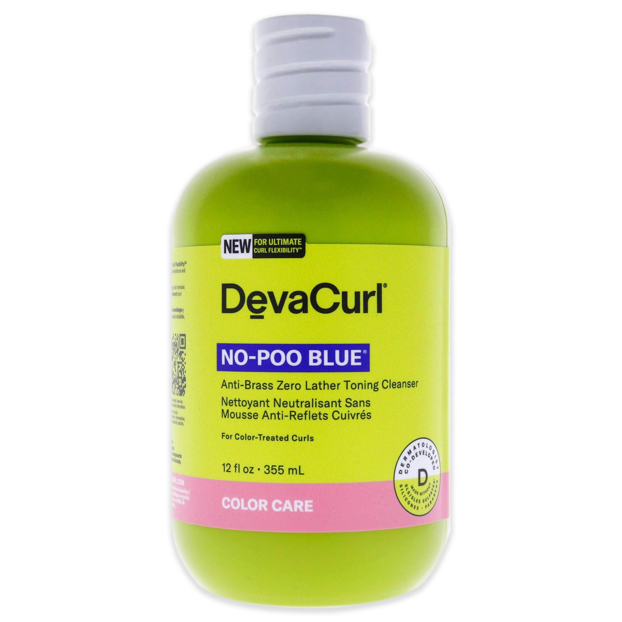 No-Poo Blue Cleanser by DevaCurl for Unisex - 12 oz Cleanser, See Description, hi-res image number 0