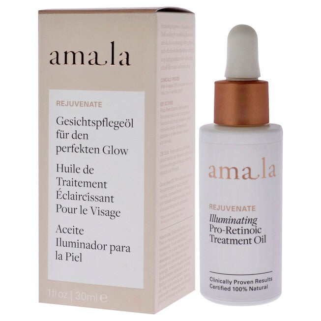 Illuminating Pro-Retinoic Treatment Oil by Amala for Women - 1 oz Oil, See Description, alternate image number 3