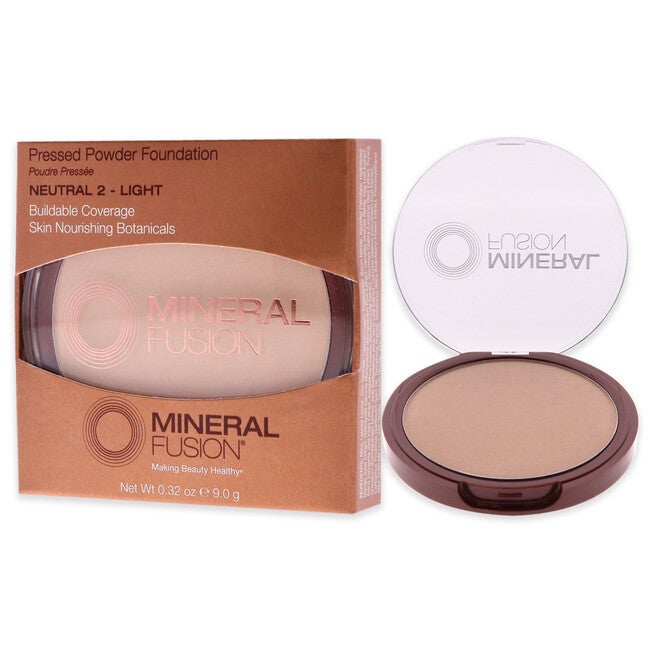 Pressed Powder Foundation - 02 Neutral by Mineral Fusion for Women - 0.32 oz Foundation, See Description, alternate image number 3