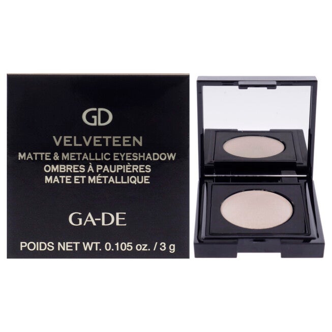 Velveteen Matte and Metallic Eyeshadow - 195 Nude by GA-DE for Women - 0.105 oz Eye Shadow, See Description, hi-res image number 0