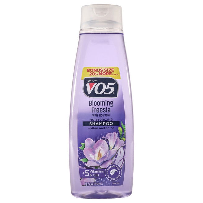 Moisturizing Blooming Freesia Shampoo by Alberto VO5 for Unisex - 15 oz Shampoo, NA, hi-res image number null