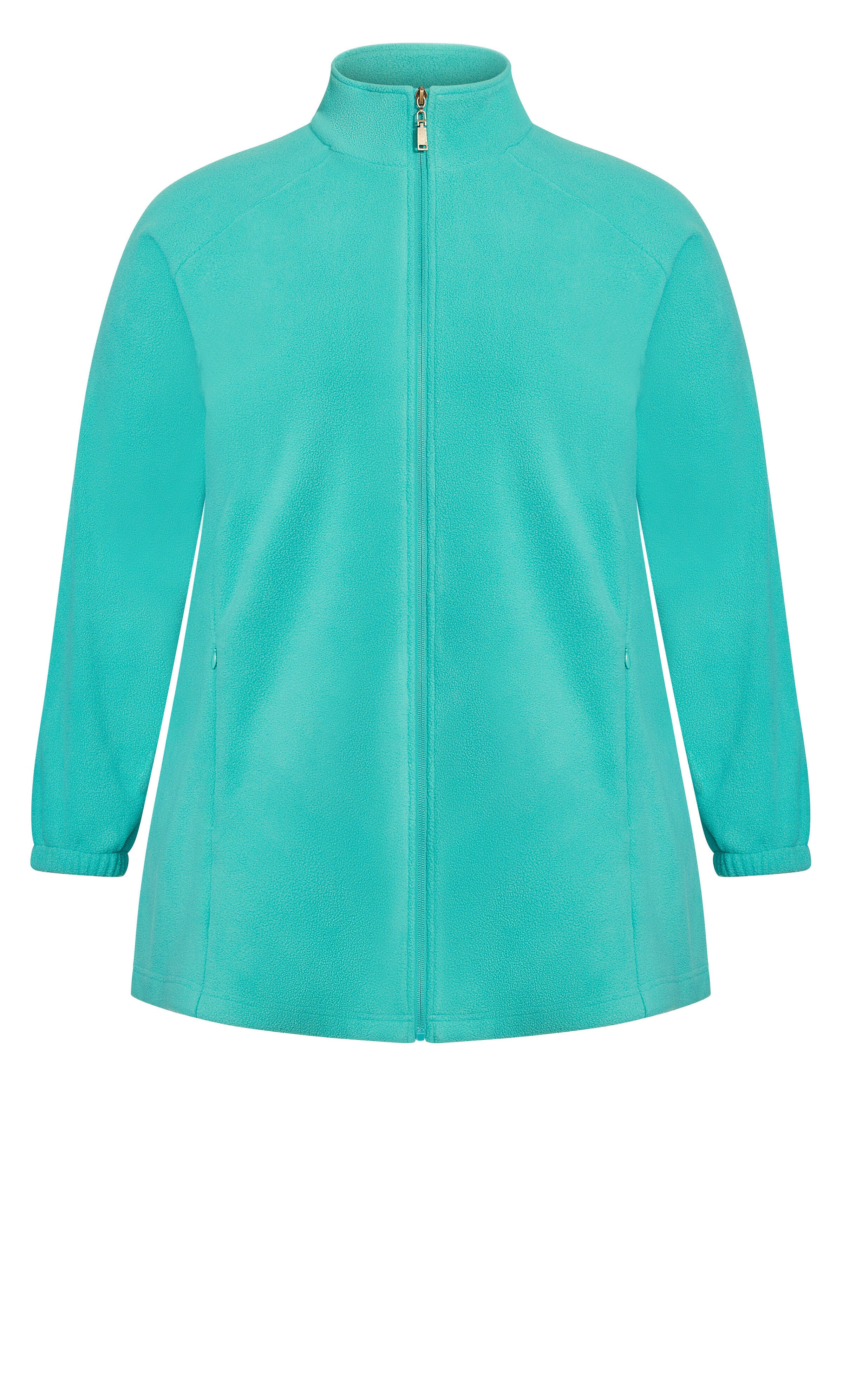 Polar Fleece Zip Jacket - jade, , alternate image number 5