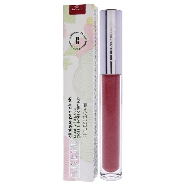 Pop Plush Creamy Lip Gloss - 03 Brulee Pop by Clinique for Women - 0.11 oz Lip Gloss, , alternate image number 8