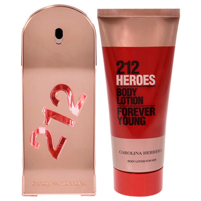 212 Heroes Forever Young by Carolina Herrera for Women - 2 Pc Gift Set 1.7oz EDP Spray, 3.4oz Body Lotion, See Description, alternate image number 3