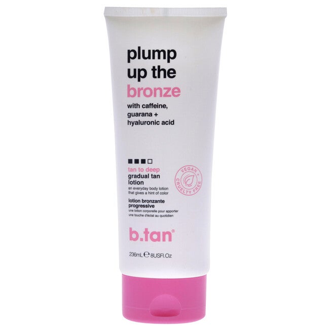 Plump Up The Bronze Gradual Tan Lotion - Tan To Deep by B.Tan for Unisex - 8 oz Bronzer, See Description, hi-res image number 0