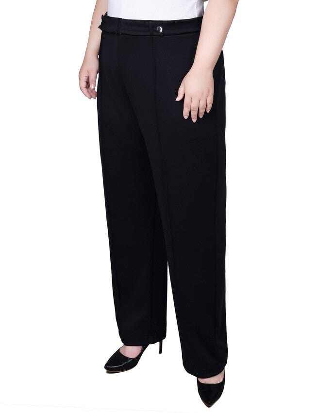 Full Length Scuba Crepe Pants, , alternate image number 4