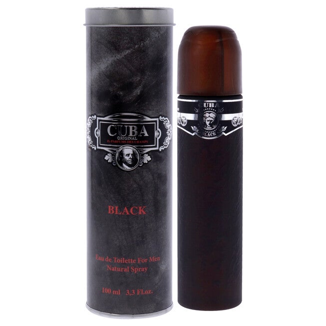 Cuba Black by Cuba for Men - 3.3 oz EDT Spray, NA, hi-res image number null