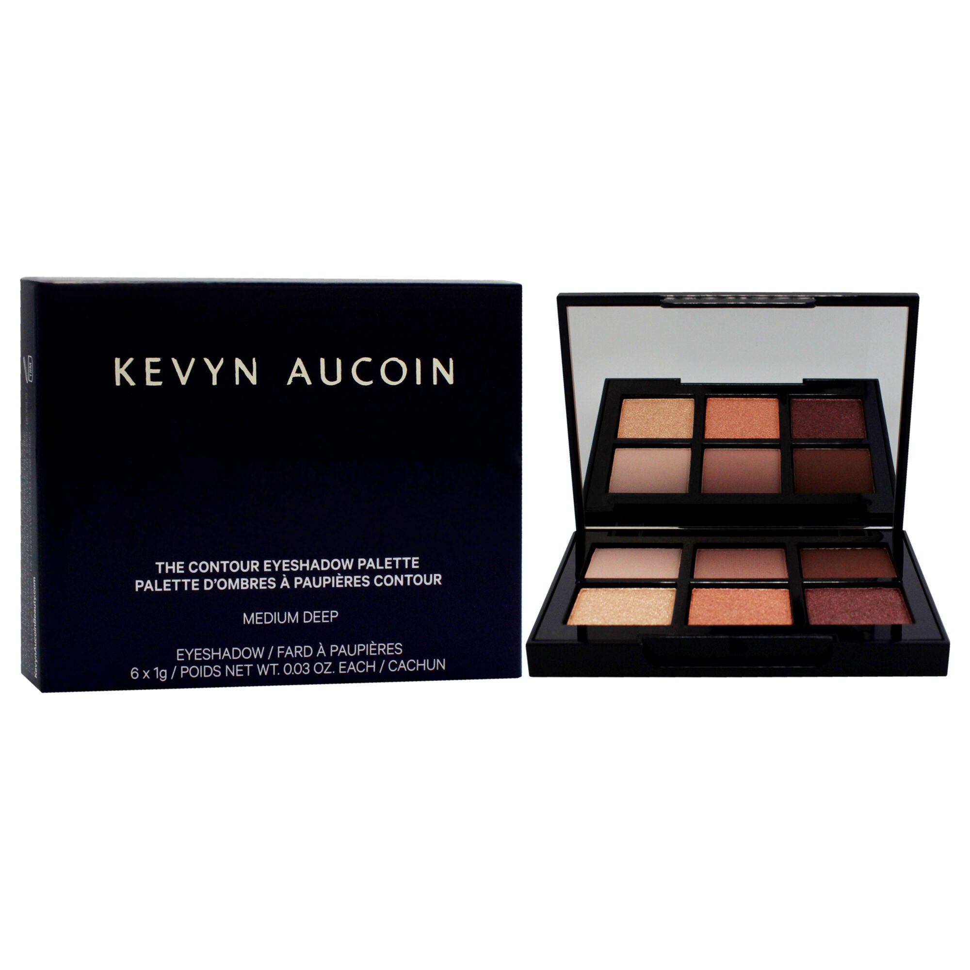 The Contour Eyeshadow Palette - Medium Deep by Kevyn Aucoin for Women - 0.18 oz Eye Shadow, , alternate image number 8