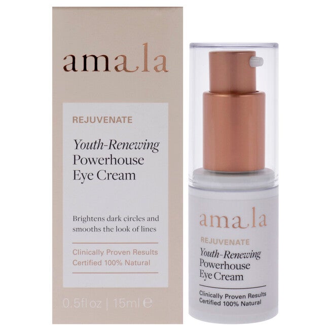 Youth-Renewing Powerhouse Eye Cream by Amala for Women - 0.5 oz Cream, See Description, hi-res image number 0