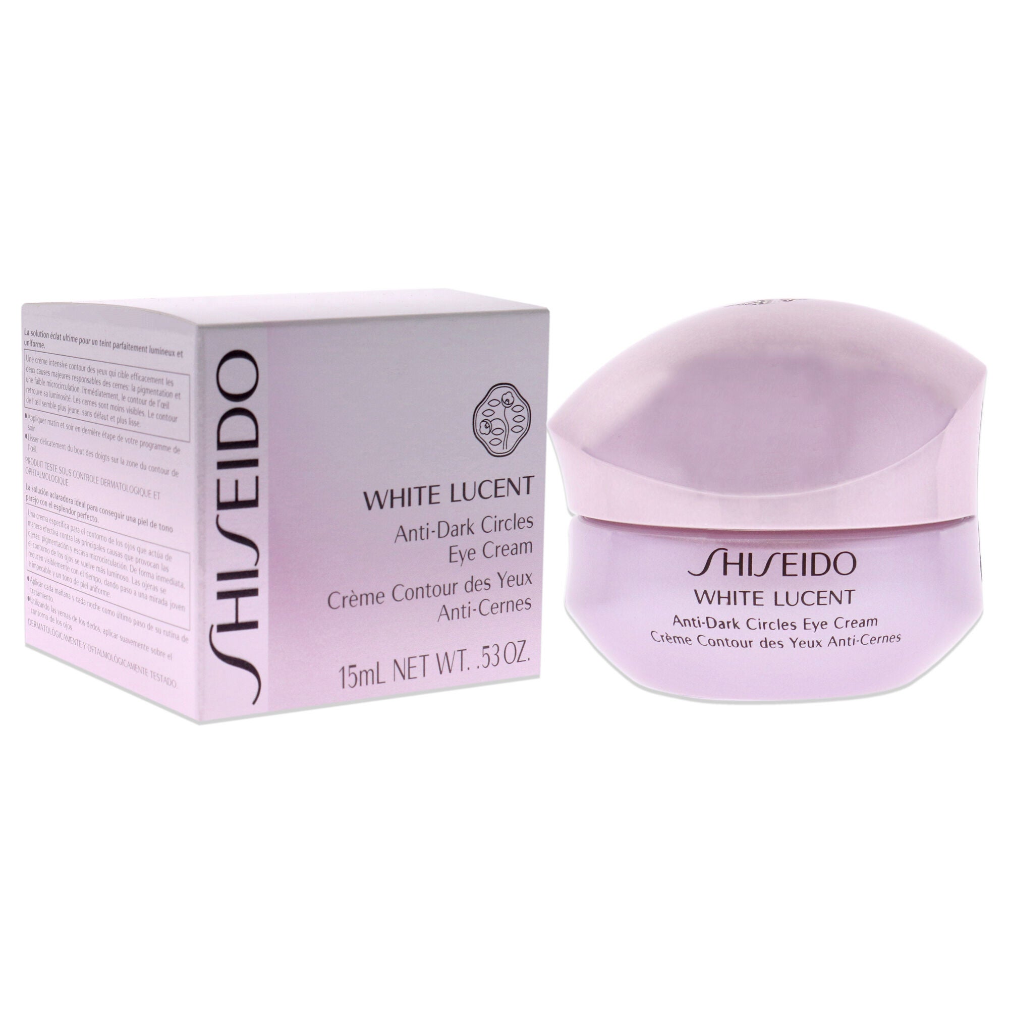 White Lucent Anti-Dark Circles Eye Cream by Shiseido for Unisex - 0.53 oz Cream, , alternate image number 7
