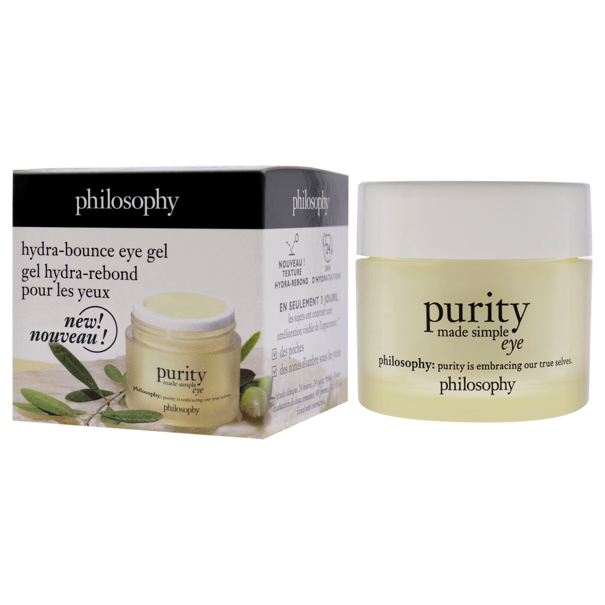 Purity Made Simple Eye Gel by Philosophy for Unisex - 0.5 oz Gel, See Description, alternate image number 3