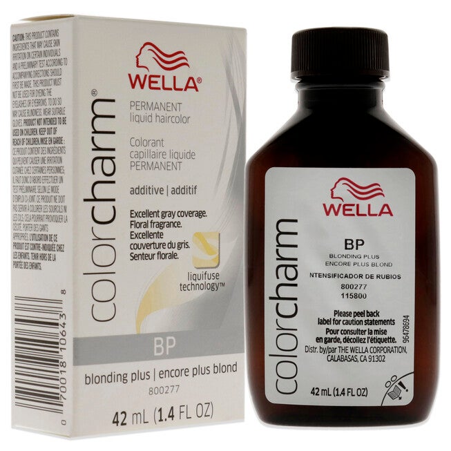 Color Charm Permanent Liquid Hair Color - BP Blonding Plus by Wella for Unisex - 1.42 oz Hair Color, See Description, alternate image number 2
