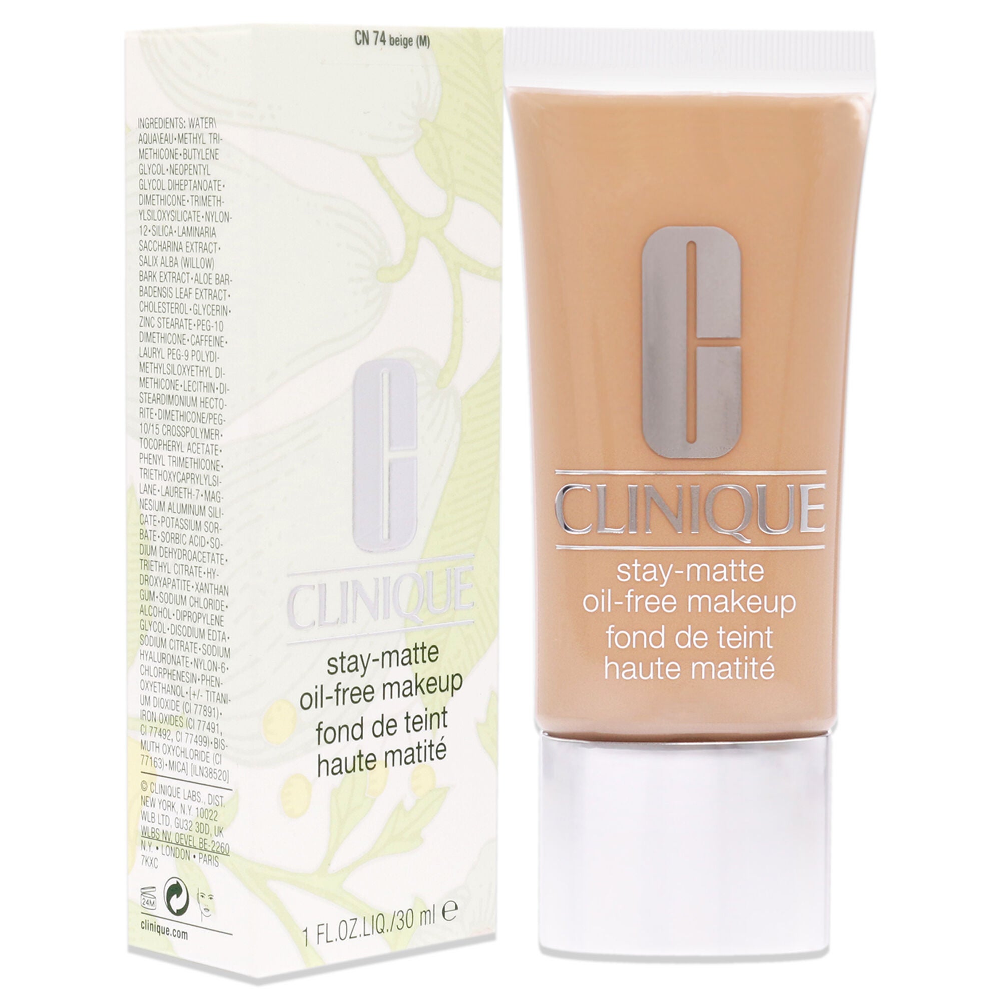 Stay-Matte Oil-Free Makeup - CN 74 Beige - Dry Combination To Oily by Clinique for Women - 1 oz Makeup, , alternate image number 3