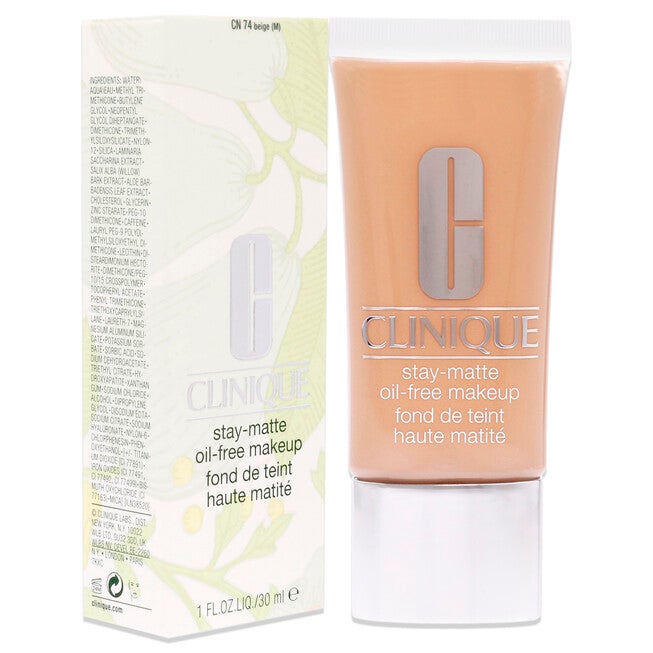 Stay-Matte Oil-Free Makeup - CN 74 Beige - Dry Combination To Oily by Clinique for Women - 1 oz Makeup, , alternate image number 3