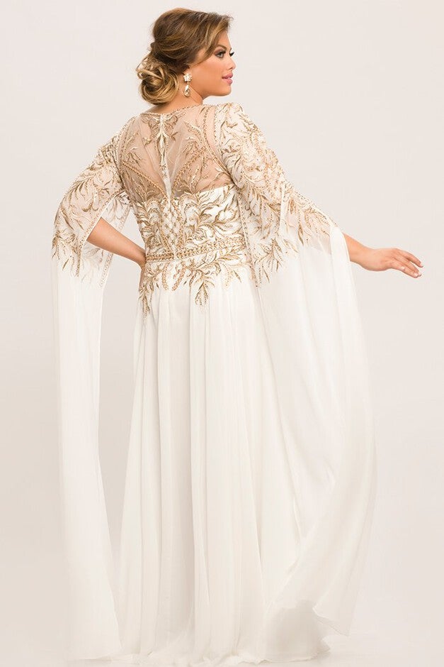 Bel Air Gown Long Chiffon Formal Gown, , alternate image number null