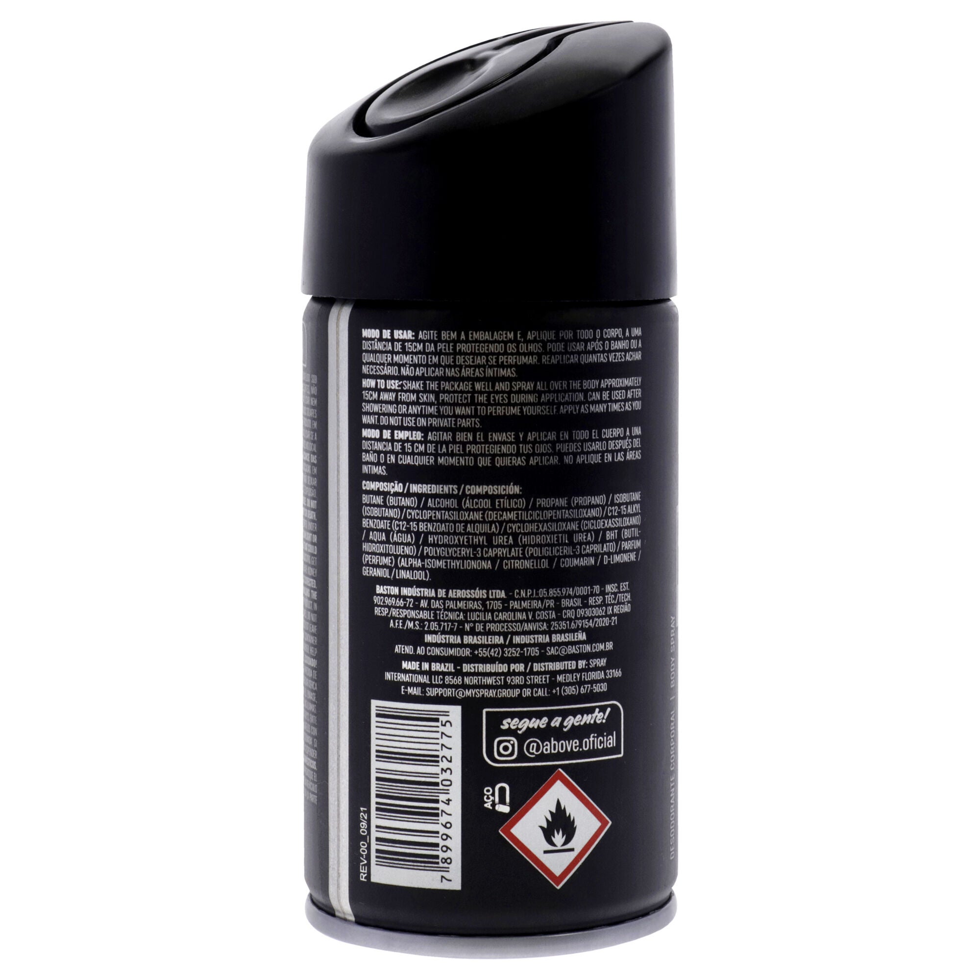Black Series Body Spray - Classic by Above for Men - 2.12 oz Body Spray, See Description, alternate image number 2