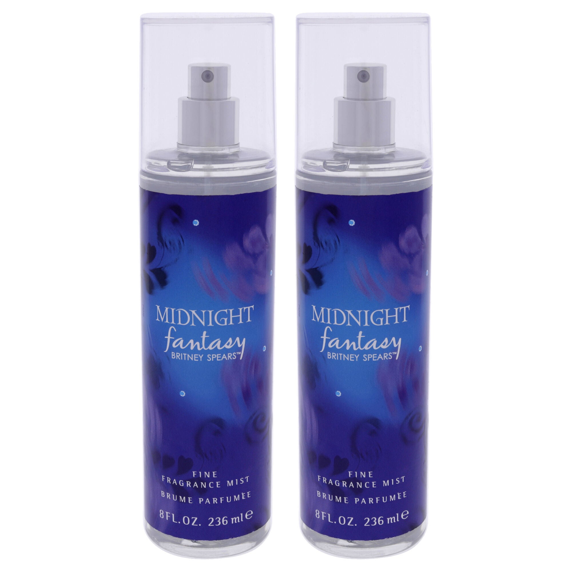 Midnight Fantasy by Britney Spears for Women - 8 oz Fragrance Mist - Pack of 2, Clear, hi-res image number 0