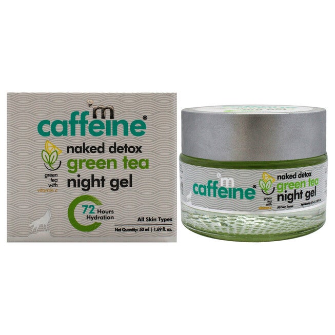 Naked Detox Green Tea Night Gel by mCaffeine for Unisex - 1.69 oz Gel, See Description, hi-res image number 0