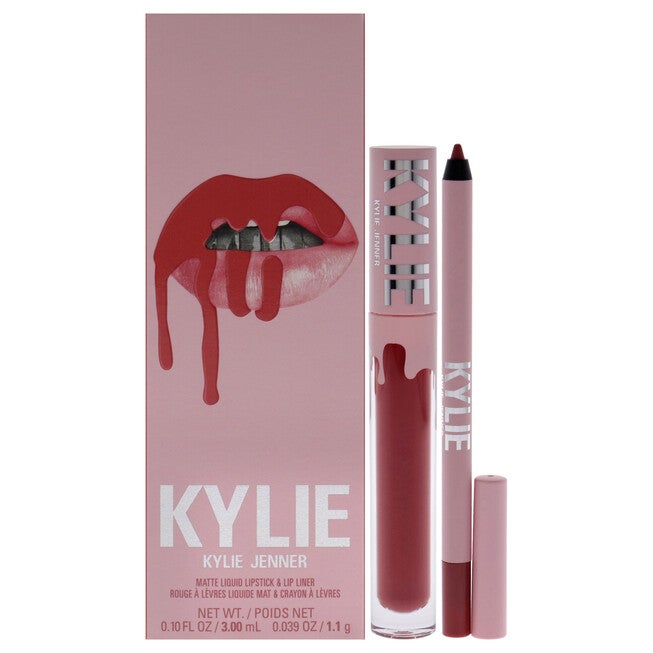 Matte Lip Kit - 500 Kristen by Kylie Cosmetics for Women - 2 Pc 0.10oz Matte Liquid Lipstick, 0.039oz Lip Liner, See Description, hi-res image number 0