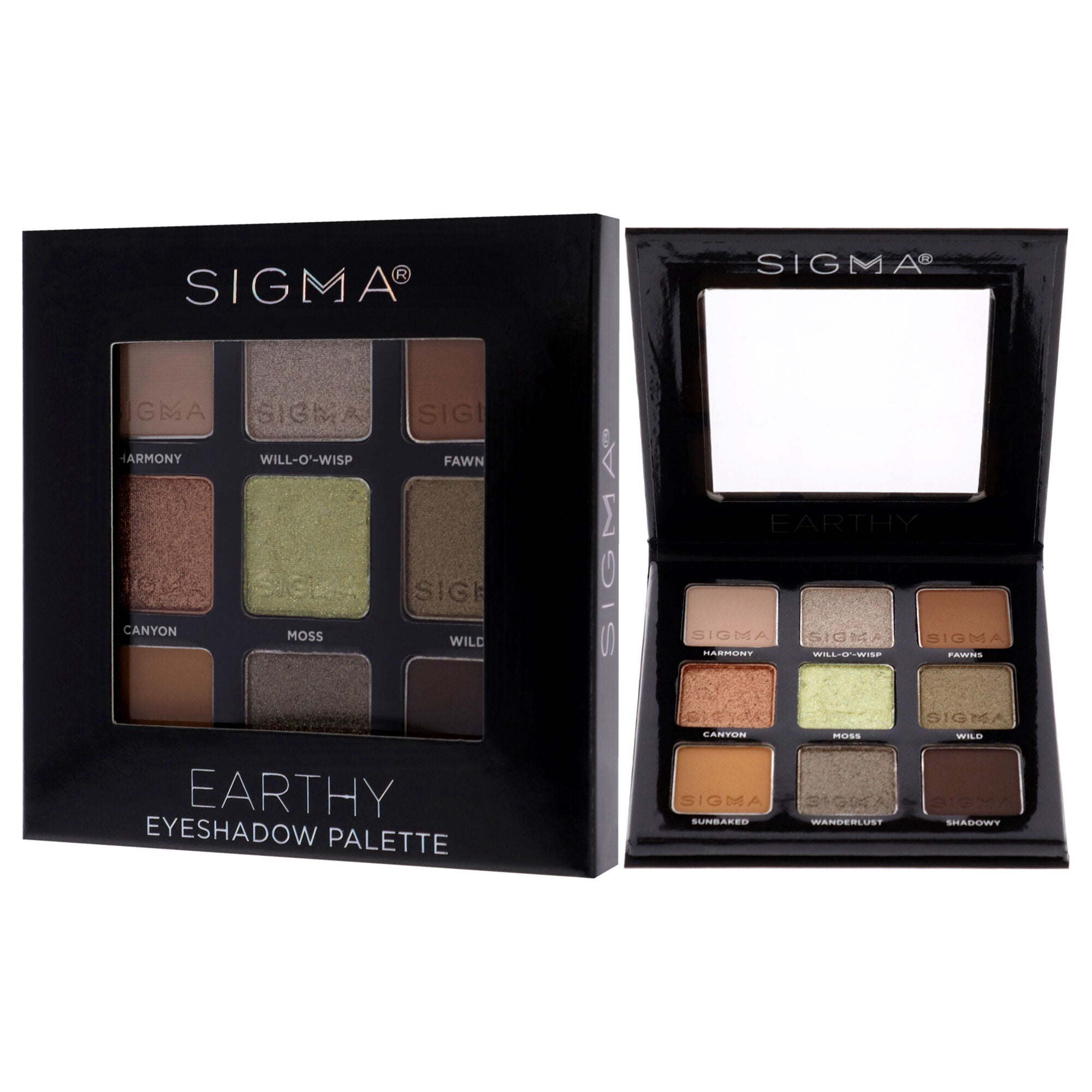 Eyeshadow Palette - Earthy by SIGMA for Women - 0.032 oz Eye Shadow, , alternate image number 4