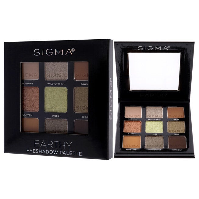 Eyeshadow Palette - Earthy by SIGMA for Women - 0.032 oz Eye Shadow, , alternate image number 4