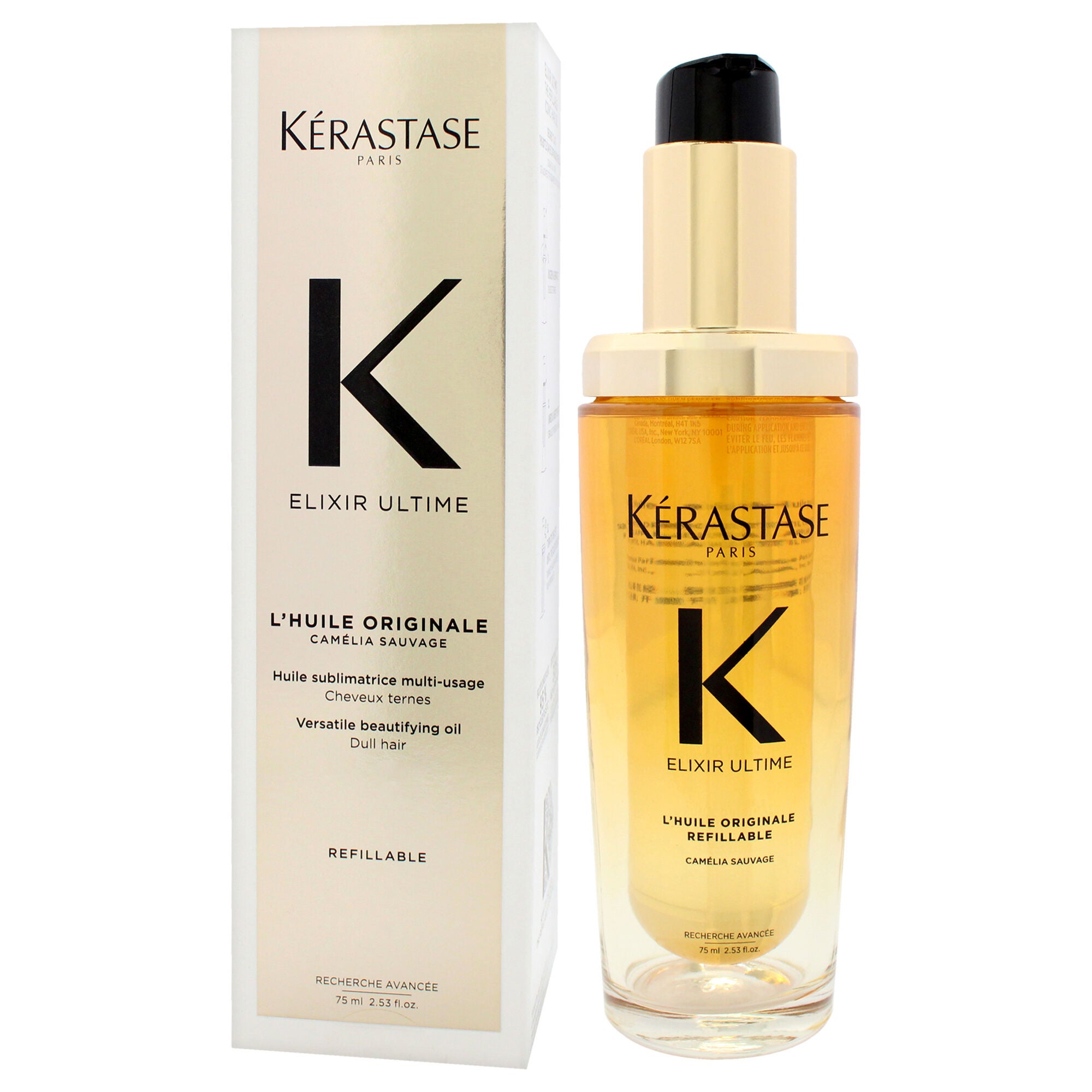 Elixir K Ultime Versatile Beautifying Oil by Kerastase for Women - 2.53 oz Oil (Refillable), See Description, alternate image number 3