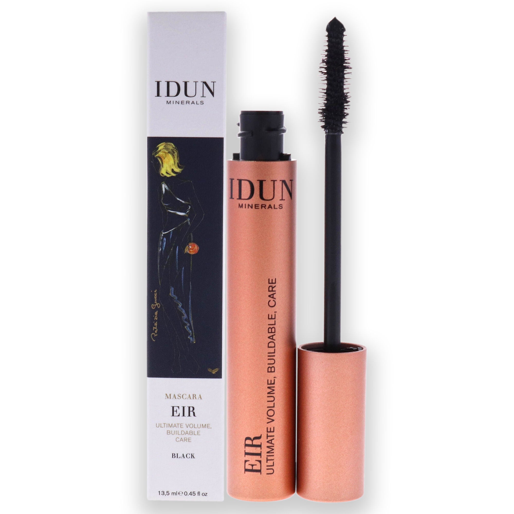 Eir Mascara - 013 Black by Idun Minerals for Women - 0.45 oz Mascara, See Description, hi-res image number 0