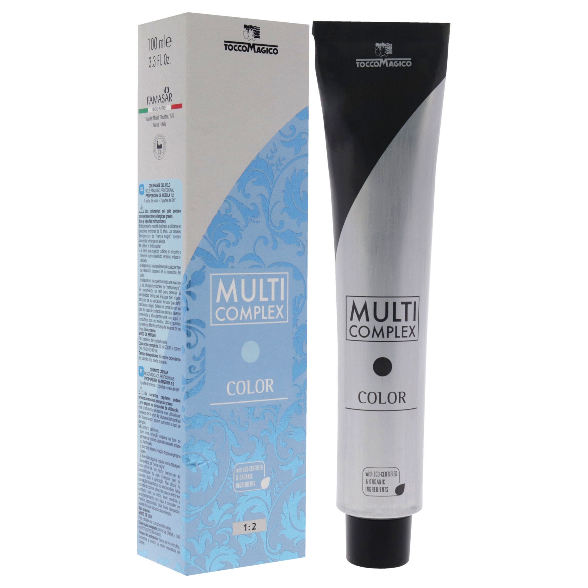 Multi Complex Permanet Hair Color - 12.77 Deep Lavender by Tocco Magico for Unisex - 3.38 oz Hair Color, See Description, alternate image number 2