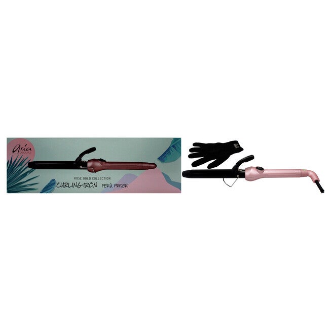 Curling Iron - Rose Gold by Aria Beauty for Women - 1 Inch Curling Iron, See Description, hi-res image number 0
