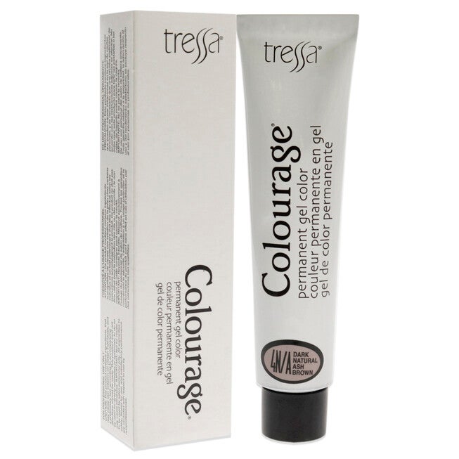 Colourage Permanent Gel Color - 4NA Dark Natural Ash Brown by Tressa for Unisex - 2 oz Hair Color, See Description, alternate image number 2