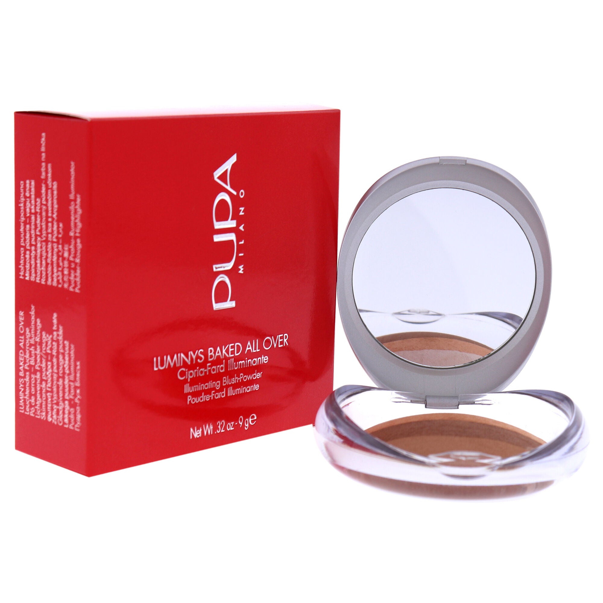 Luminys Baked All Over Illuminating Blush-Powder - 02 Stripes Naturals by Pupa Milano for Women - 0.32 oz Blush, See Description, alternate image number 1