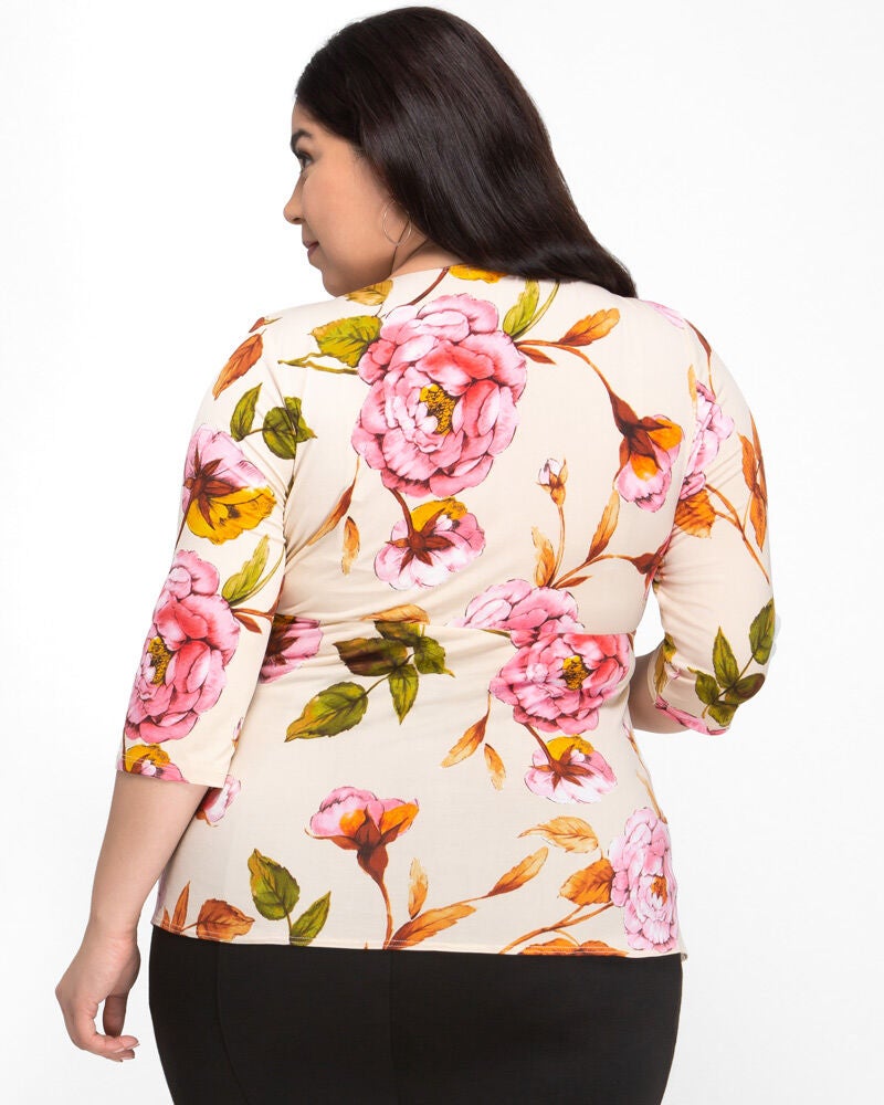 Femme Fatale Faux Wrap Top, , alternate image number 3