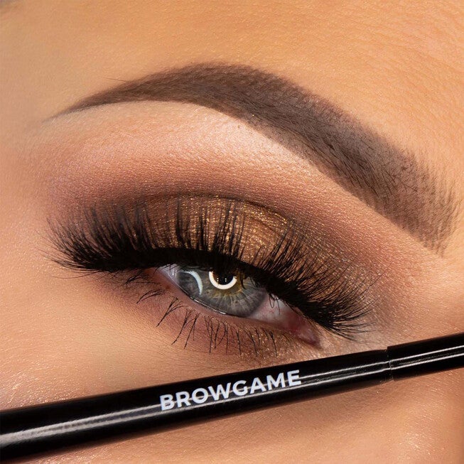 Signature Dual Ended Brow Brush by Browgame for Women - 1 Pc Brush, See Description, alternate image number 1