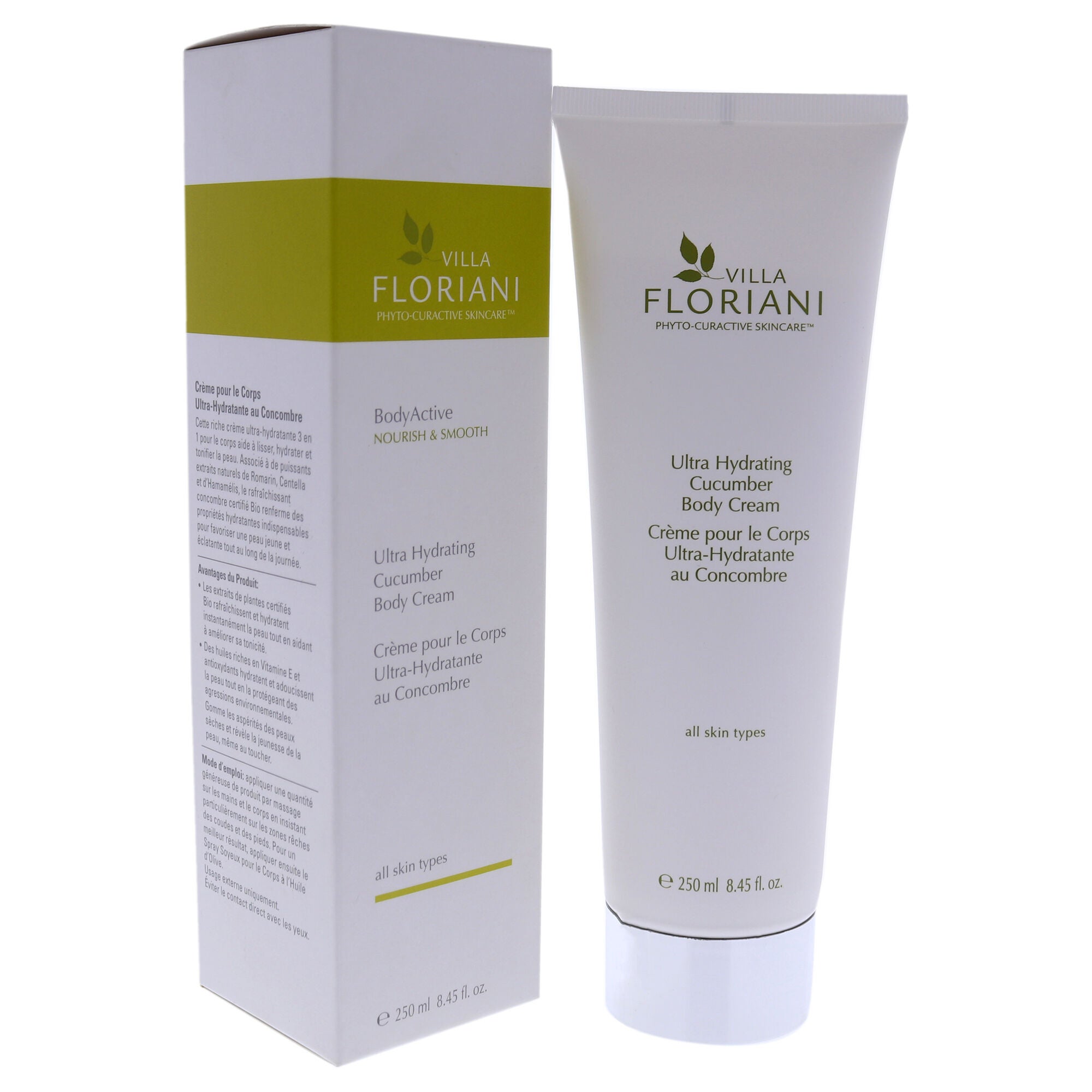 Ultra Hydrating Body Cream - Cucumber by Villa Floriani for Women - 8.45 oz Body Cream, , alternate image number 6