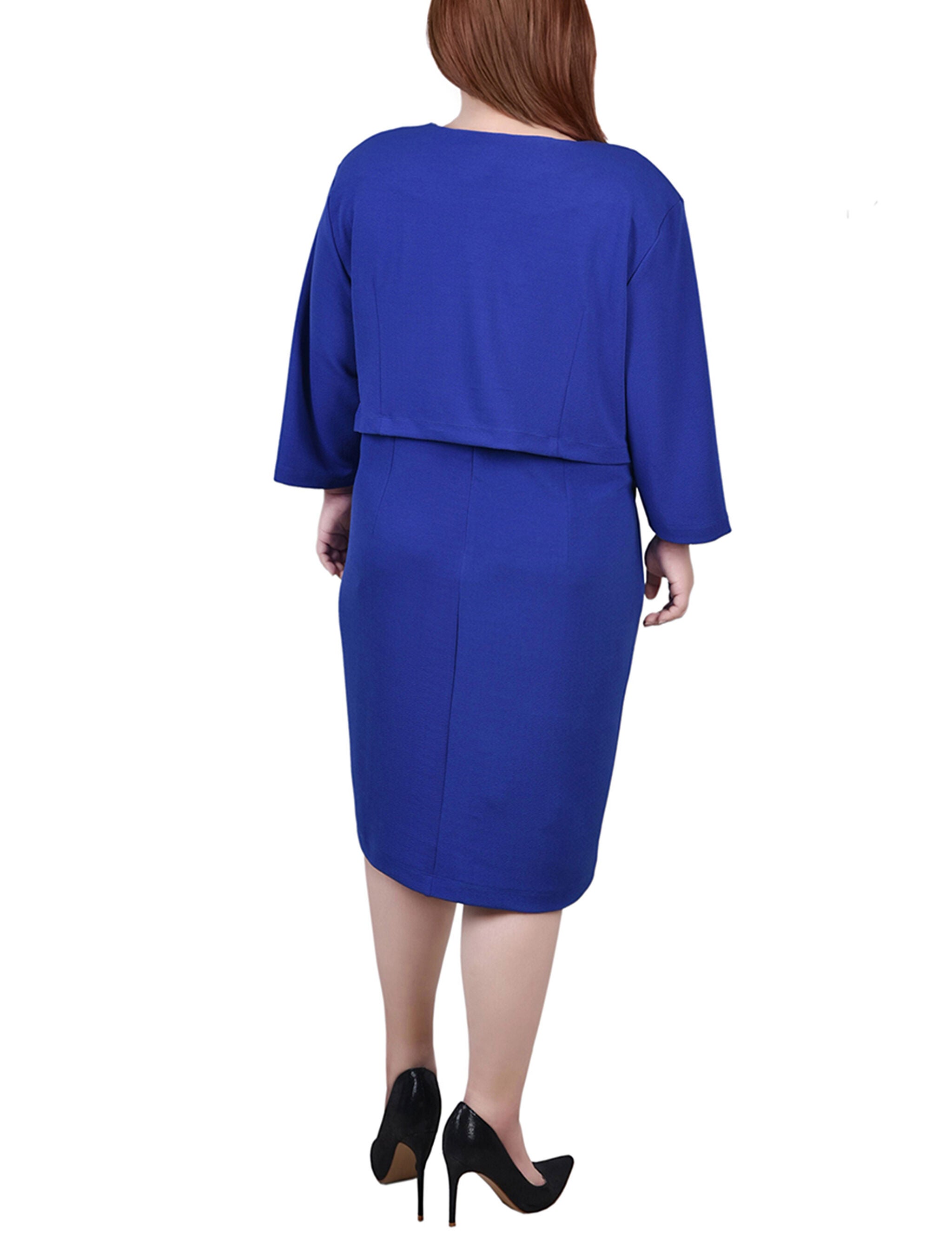 2 Piece Dress Set, Cobalt, alternate image number 2
