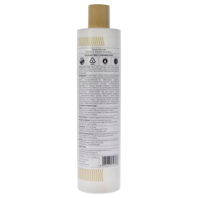 Shampoo - Reetha and Shikakai by Nykaa Naturals for Women - 13.5 oz Shampoo, , alternate image number 3