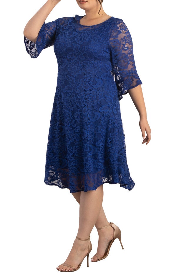Livi Lace Dress, SAPPHIRE / Royal Blue, alternate image number 4