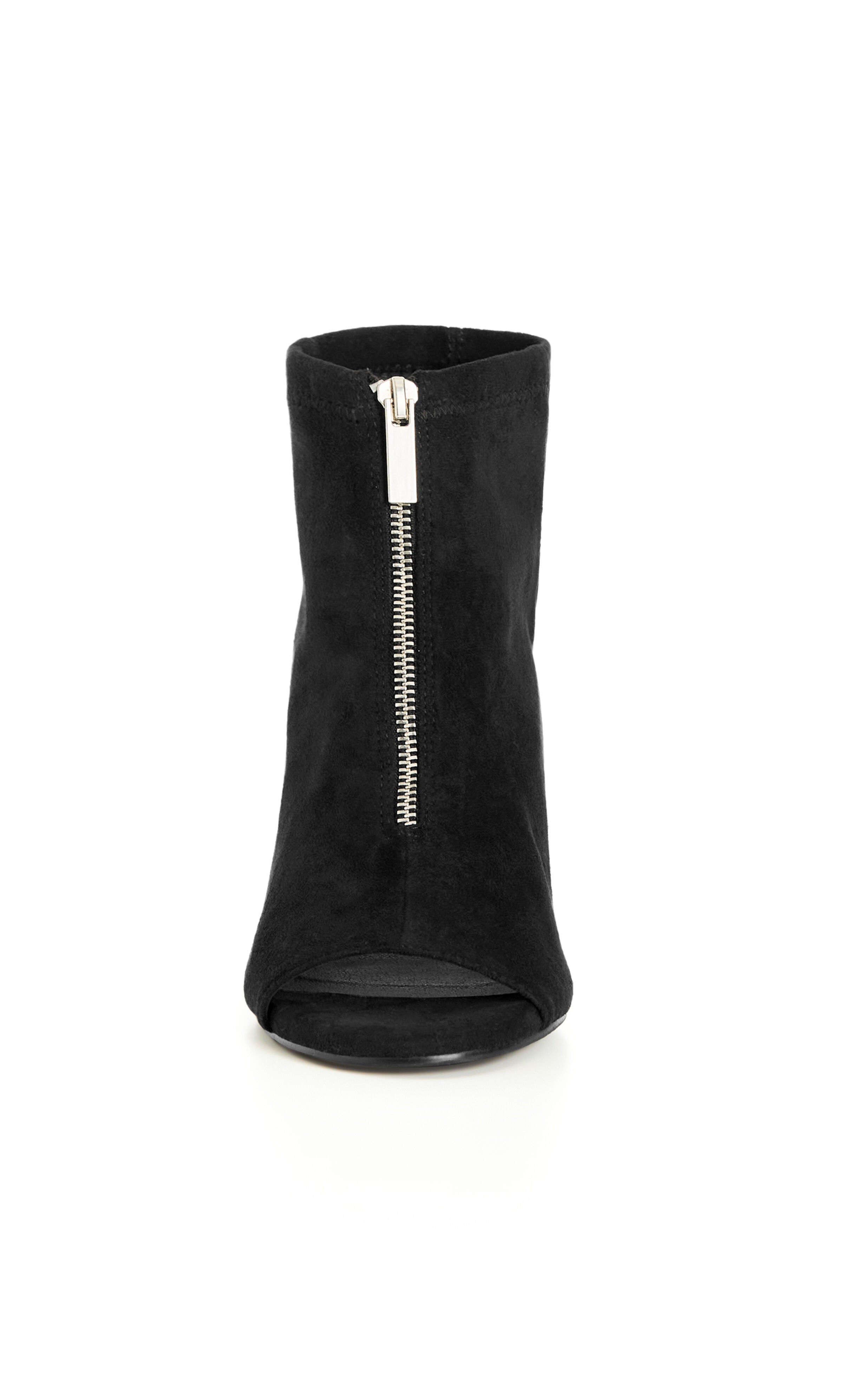 WIDE FIT Zip Zara Heel - black, , alternate image number 4