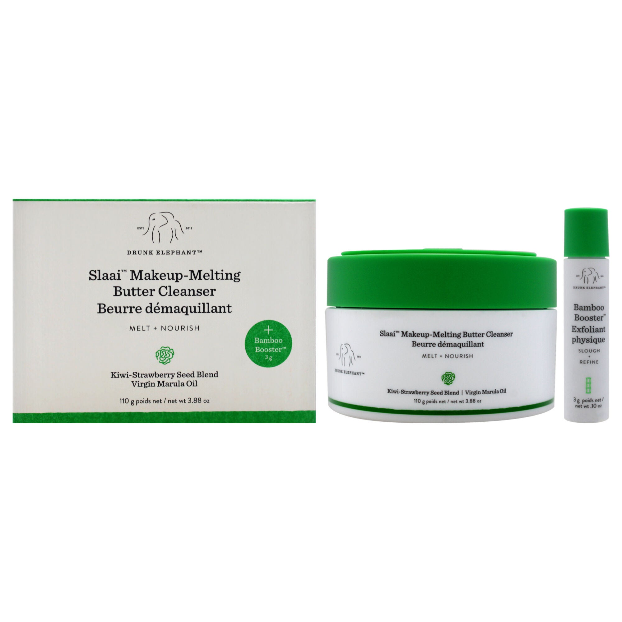 Slaai Makeup Melting Butter Cleanser by Drunk Elephant for Women - 3.8 oz Cleanser, See Description, hi-res image number 0