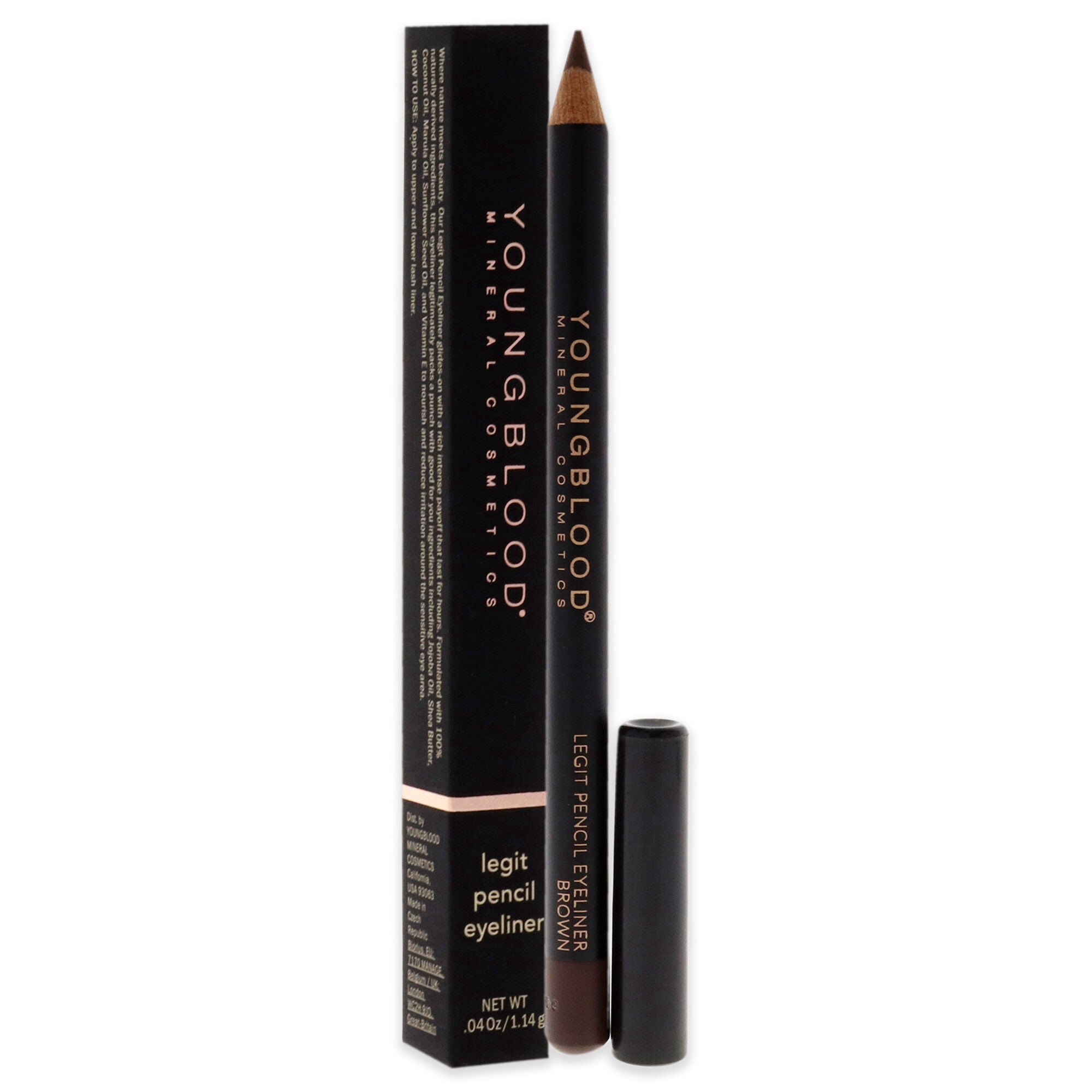 Legit Pencil Eyeliner - Brown by Youngblood for Women - 0.04 oz Eyeliner, , alternate image number 6