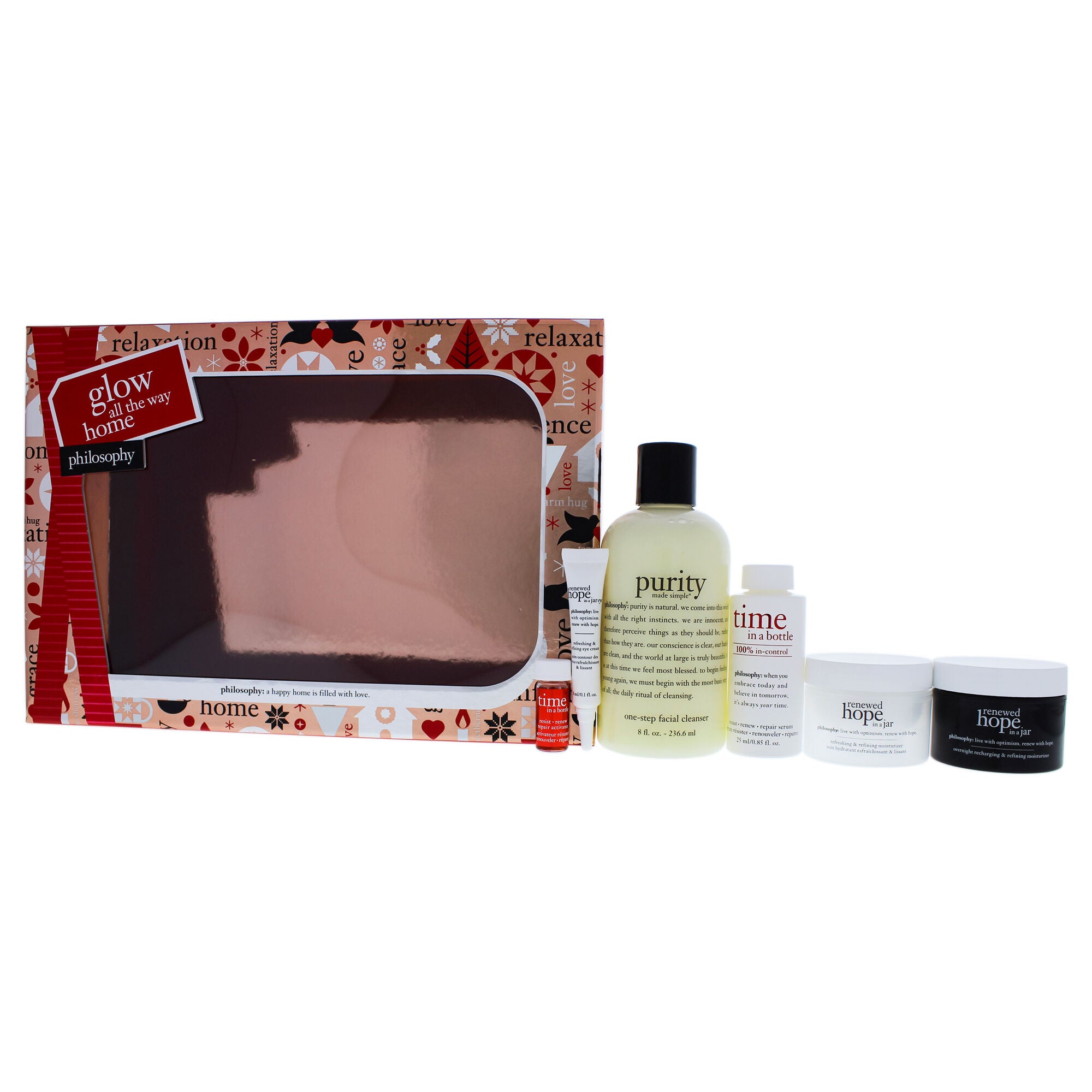 Glow All The Way Home Kit by Philosophy for Unisex - 6 Pc, See Description, hi-res image number 0