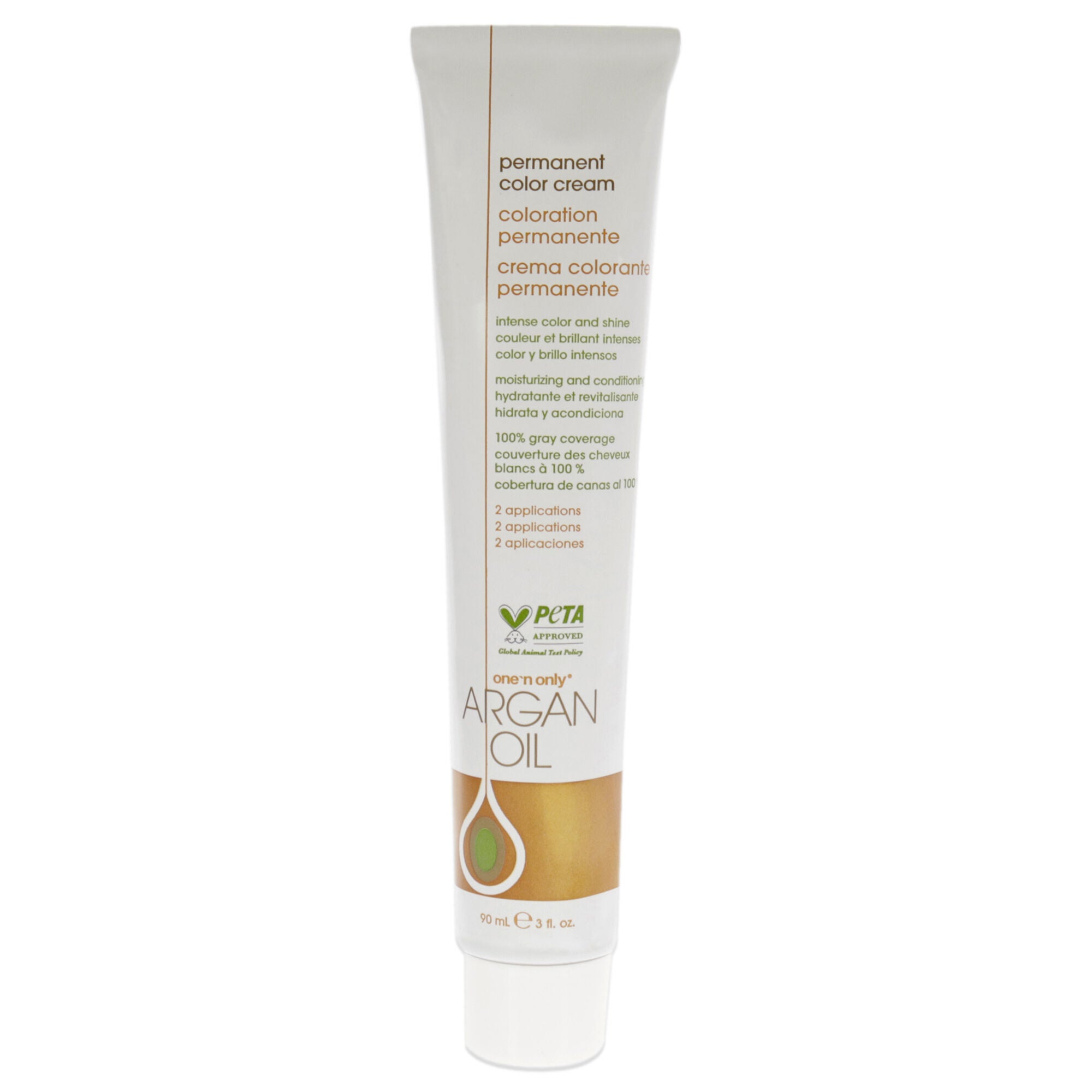 Argan Oil Permanent Color Cream - 7RG Medium Tangerine Blonde by One n Only for Unisex - 3 oz Hair Color, See Description, alternate image number 4